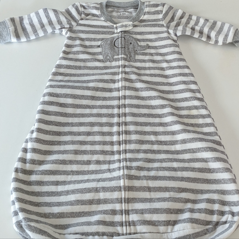 Carter's 6-9 month elephant fleece sleep sack